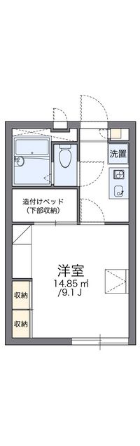 レオパレスサマールＫ 間取り図