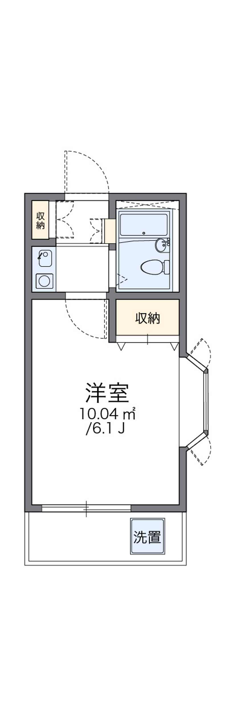 レオパレス天沼 間取り