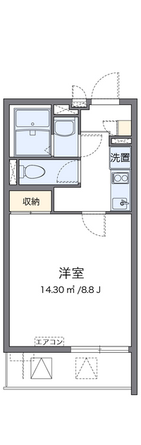 クレイノグラシアス　ツー 間取り図