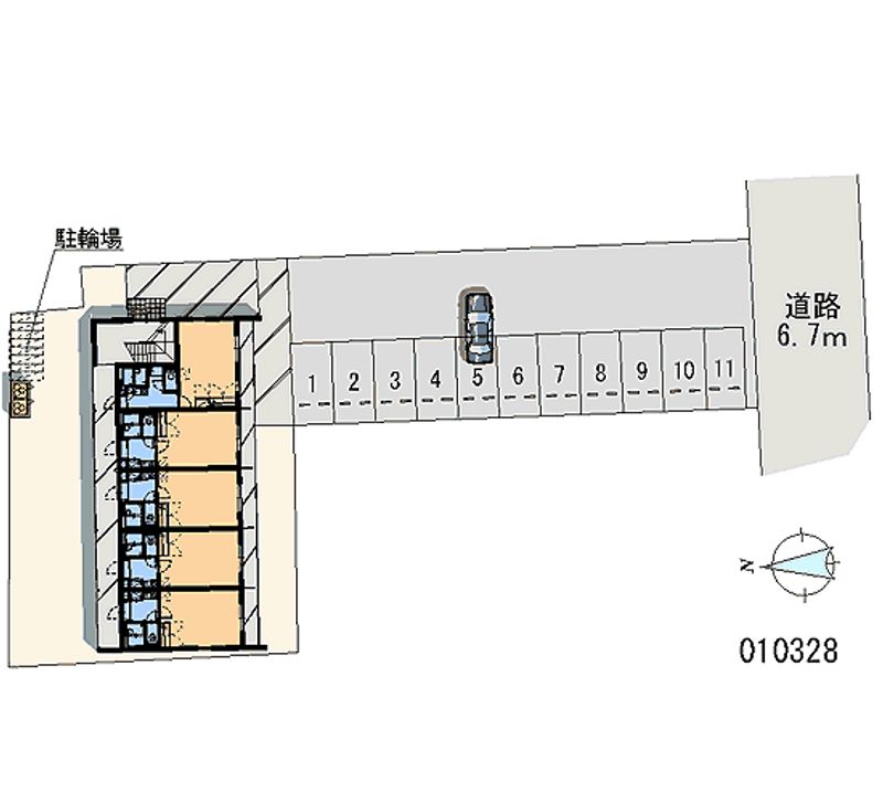 レオパレスアスカ 月極駐車場