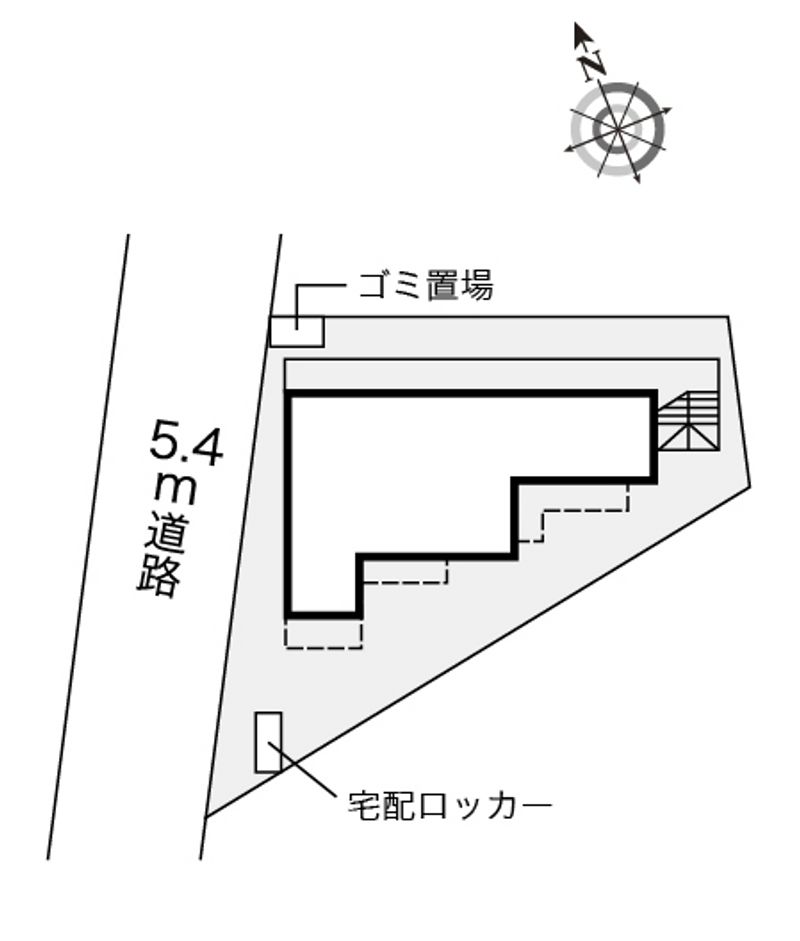 レオパレス野方第１６ 配置図