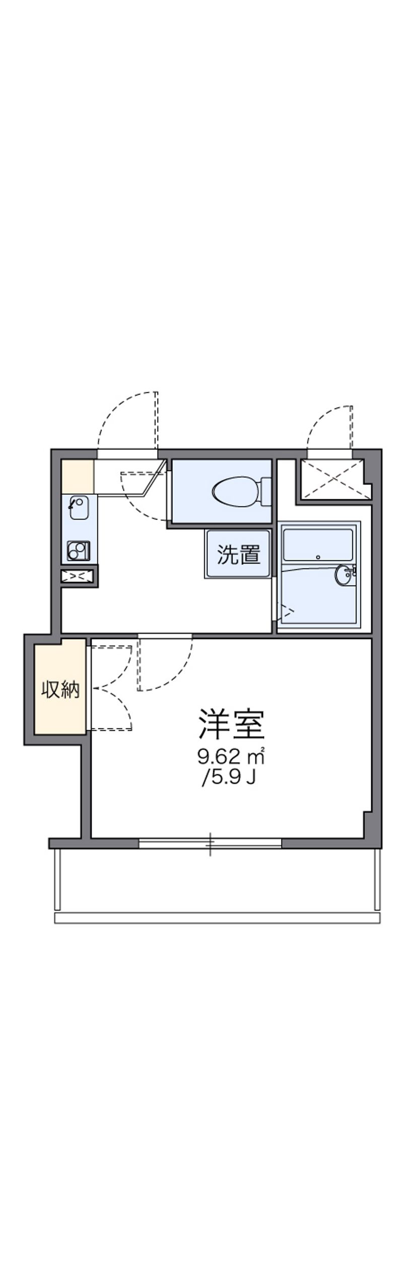 レオパレス楠 間取り