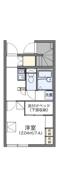 レオパレスストリームⅡ 間取り図