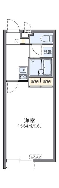 レオパレス南城 間取り図