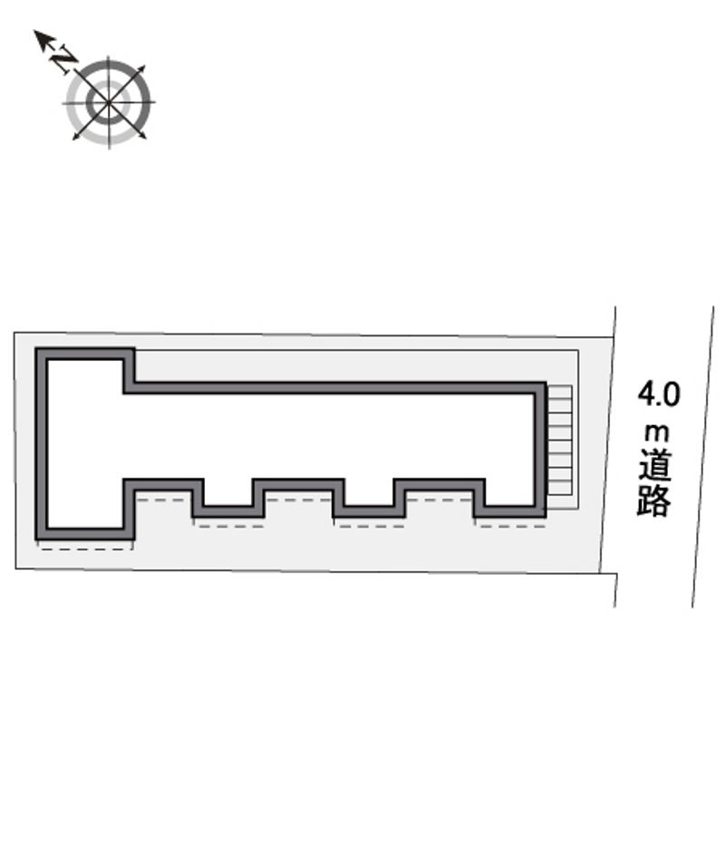 レオパレス幡ヶ谷 配置図