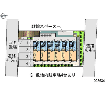 レオパレスボヌール 月極駐車場