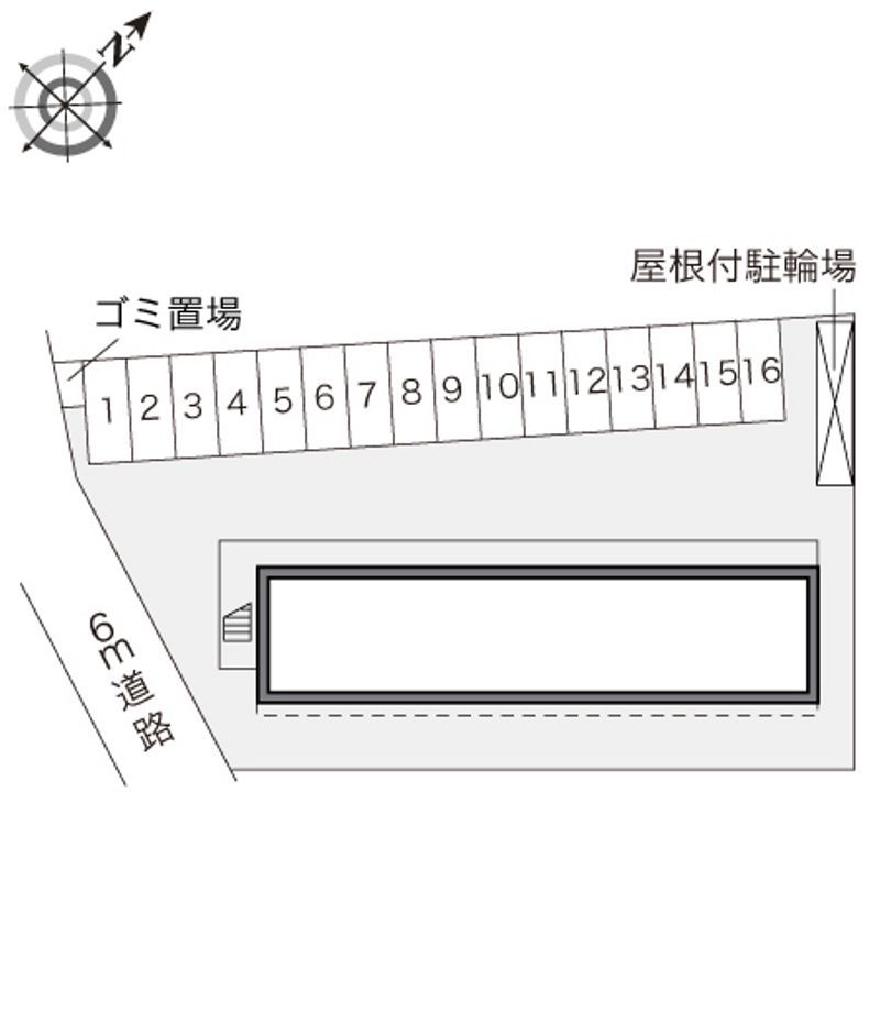 レオパレスフロンティア 配置図