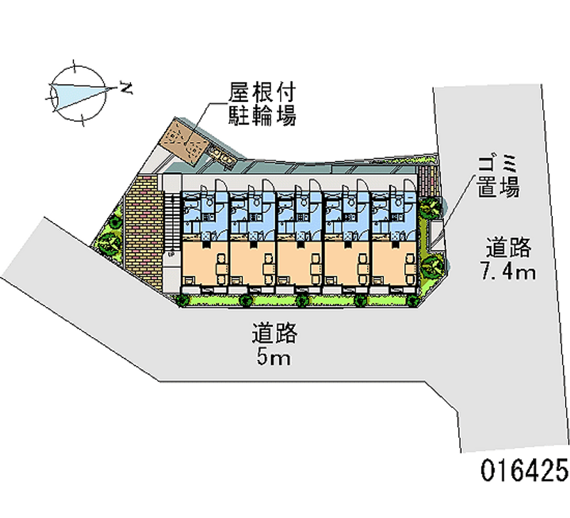 レオパレスヴィクトワール 区画図