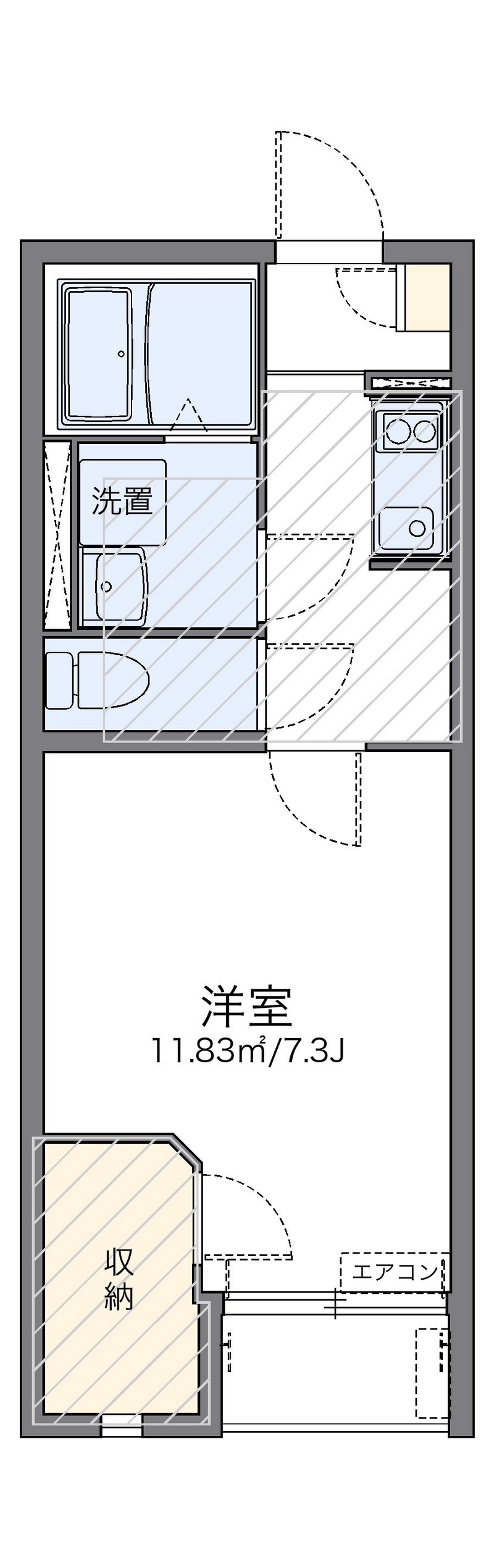 LEONEXT Kumakiri Floor plan