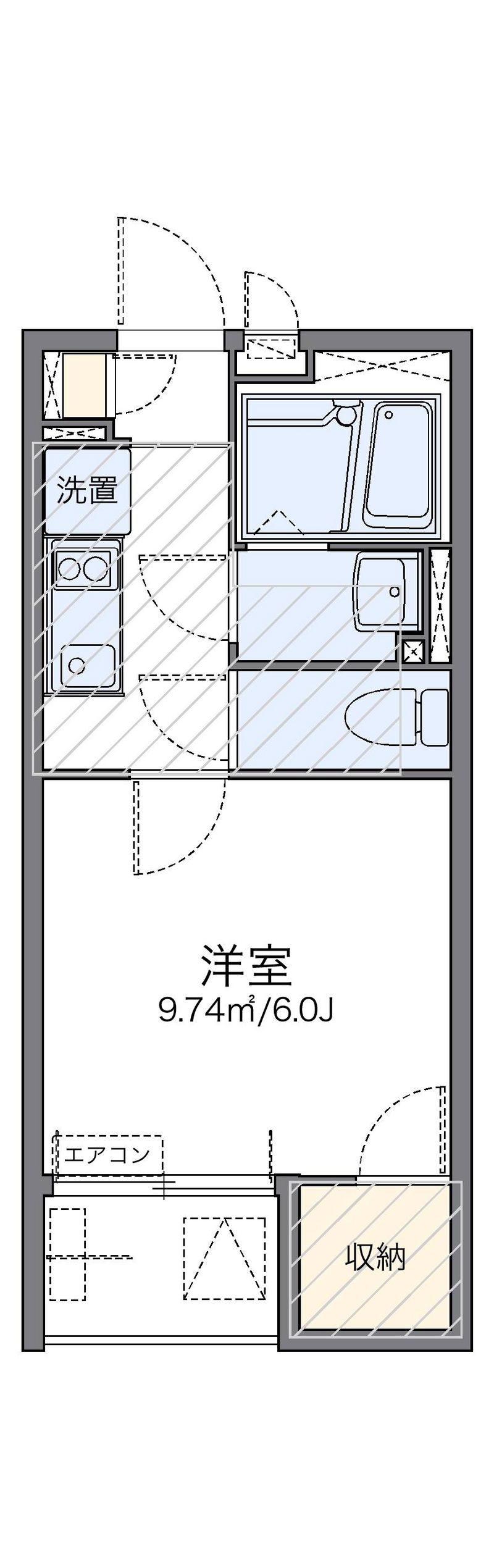 レオネクストグリーンハウス江波 間取図