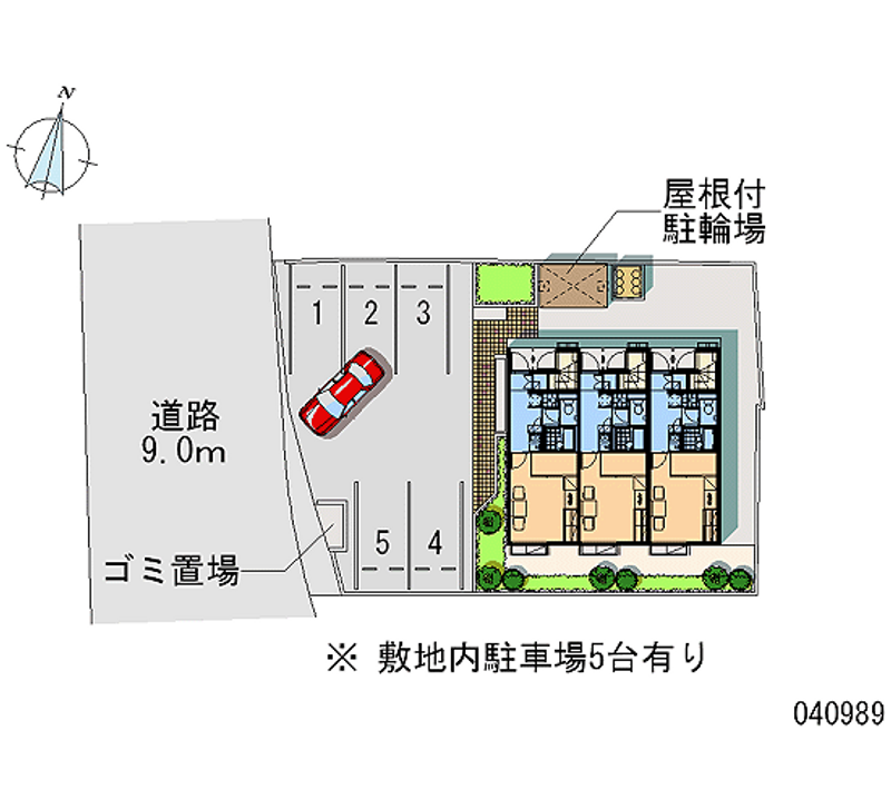 レオパレス後藤 月極駐車場