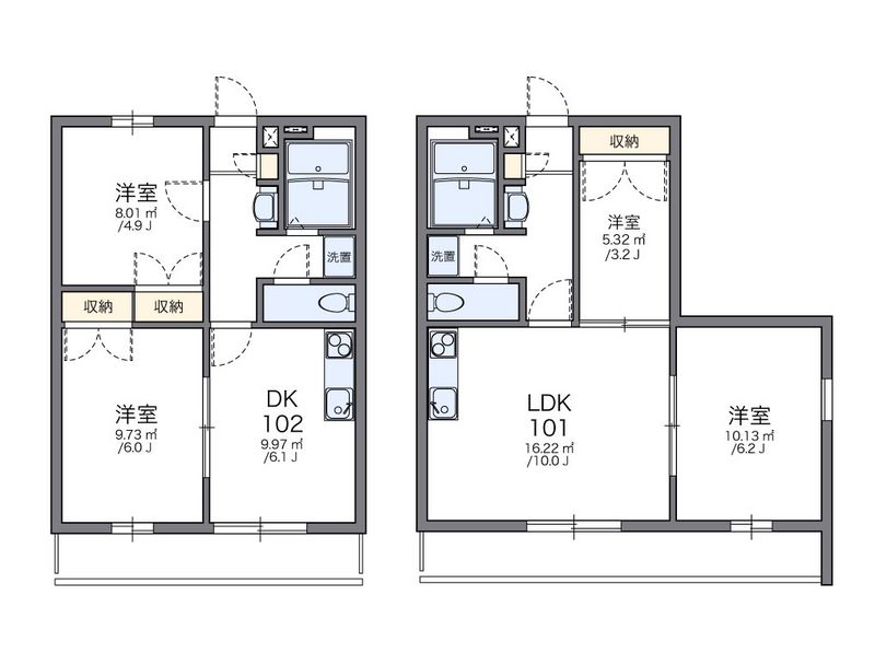 レオパレス藤里 間取図