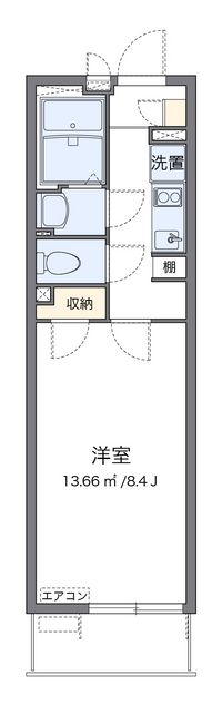 クレイノクーラ　ルガル 間取り図