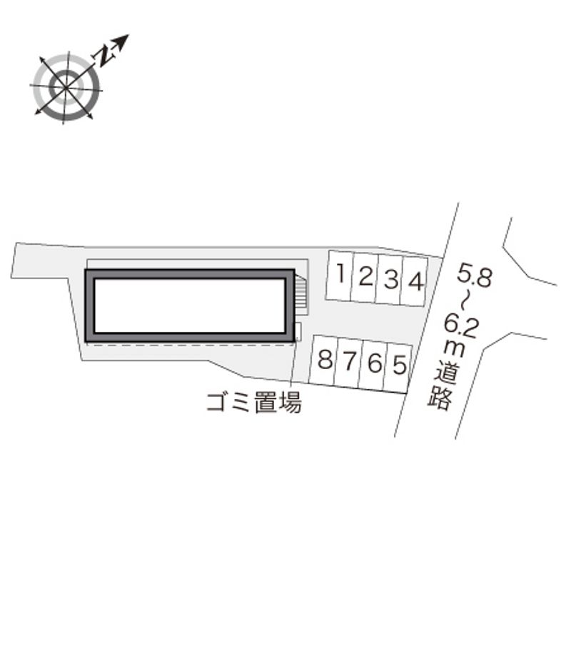 レオパレス愛和Ⅰ 配置図