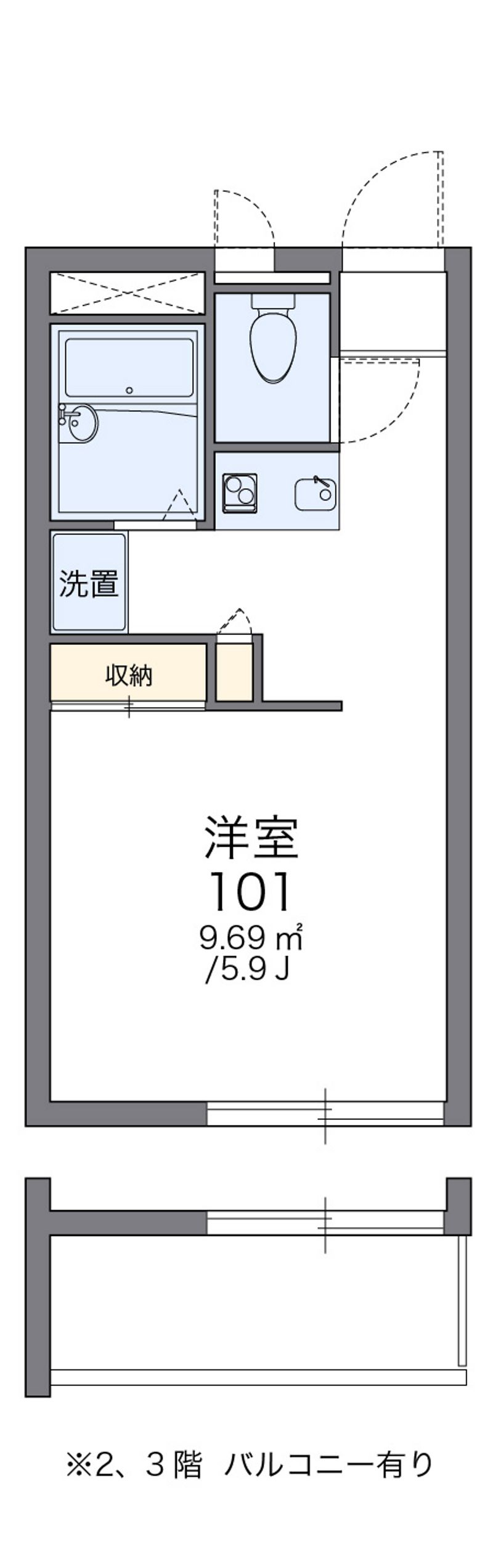 レオパレスＳｏｕｔｈ　Ｖｉｌｌａｇｅ 間取図