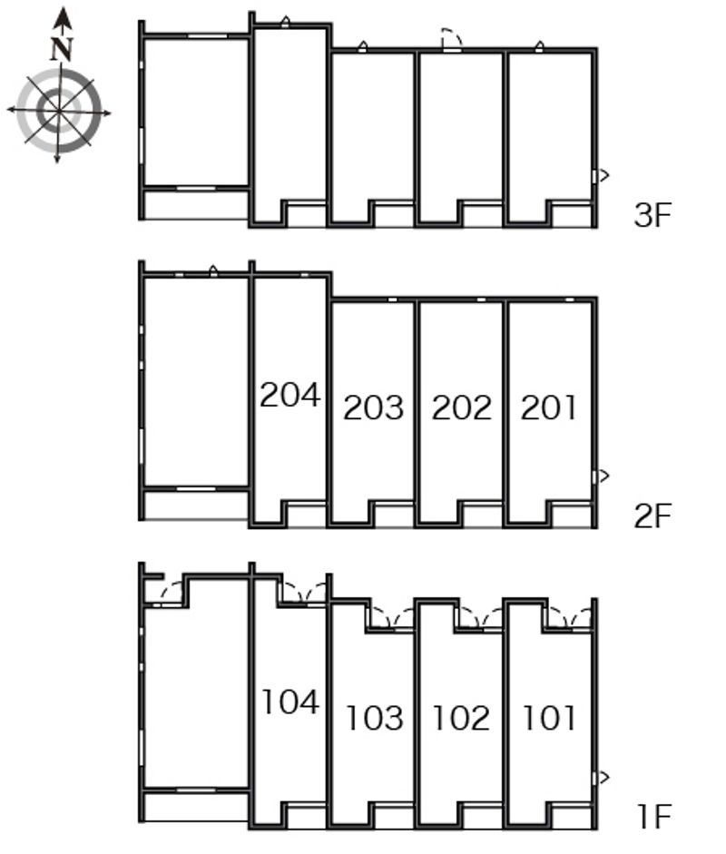 レオネクストスリィ 間取り配置図