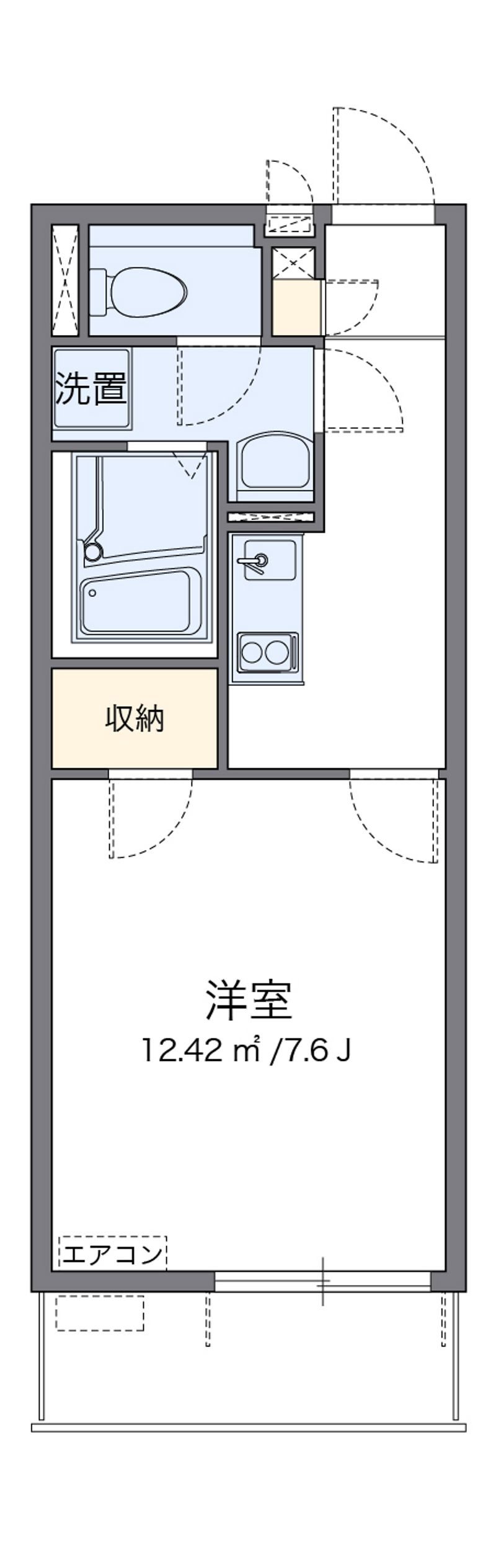 クレイノ初島 間取図