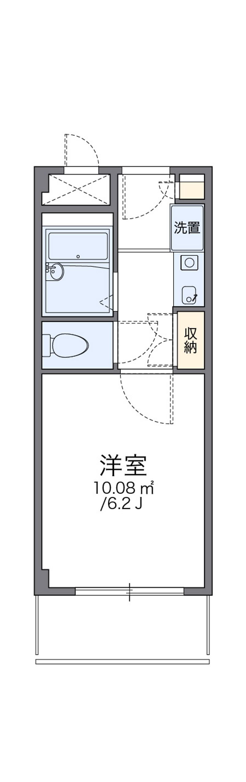 レオパレスＩＫＥＧＡＭＩ 間取図