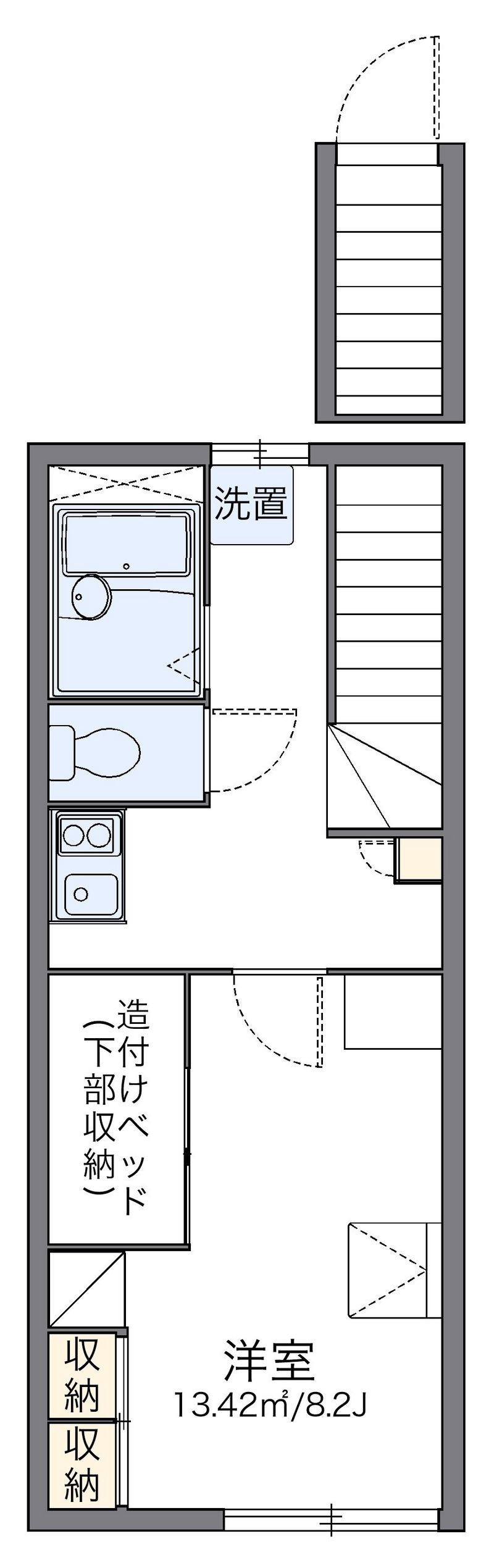 レオパレス葛原 間取り