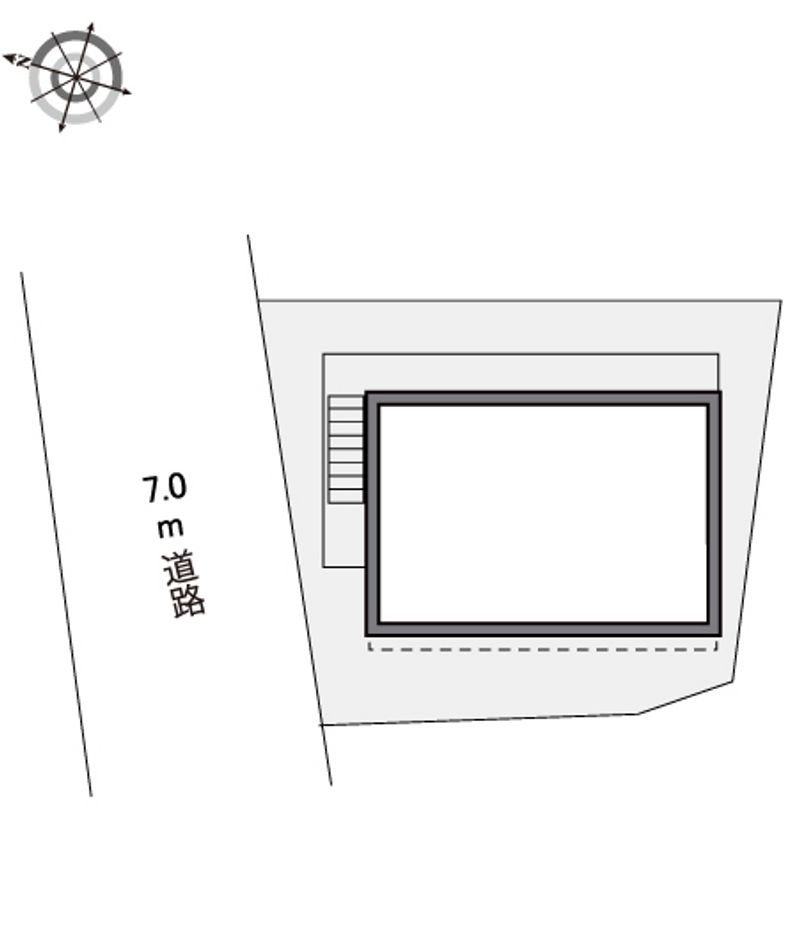 レオパレスヒルズ唐沢 配置図