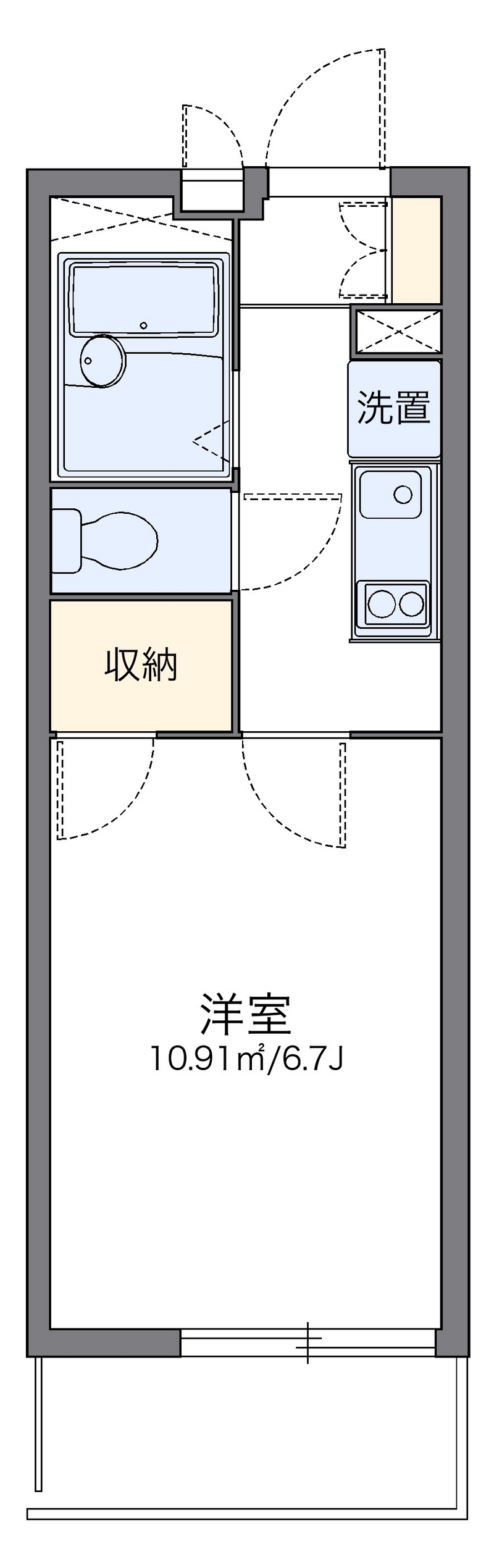 レオパレスグランシャリオ 間取り