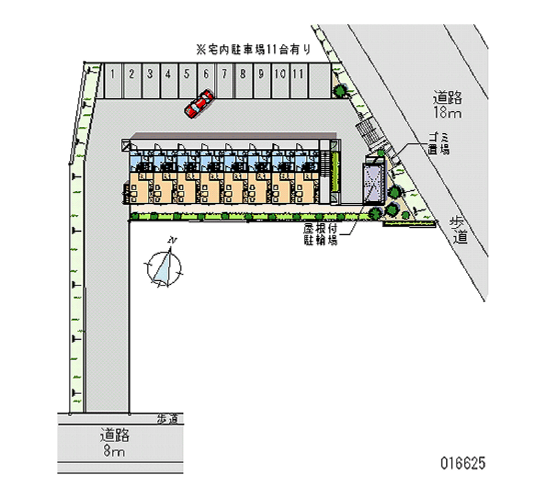 16625月租停車場