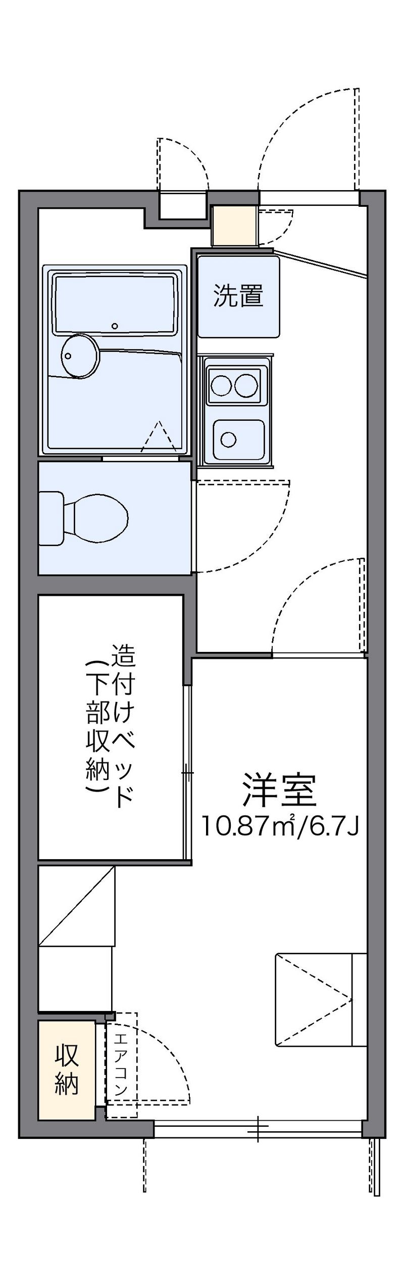 レオパレス暖家 間取図