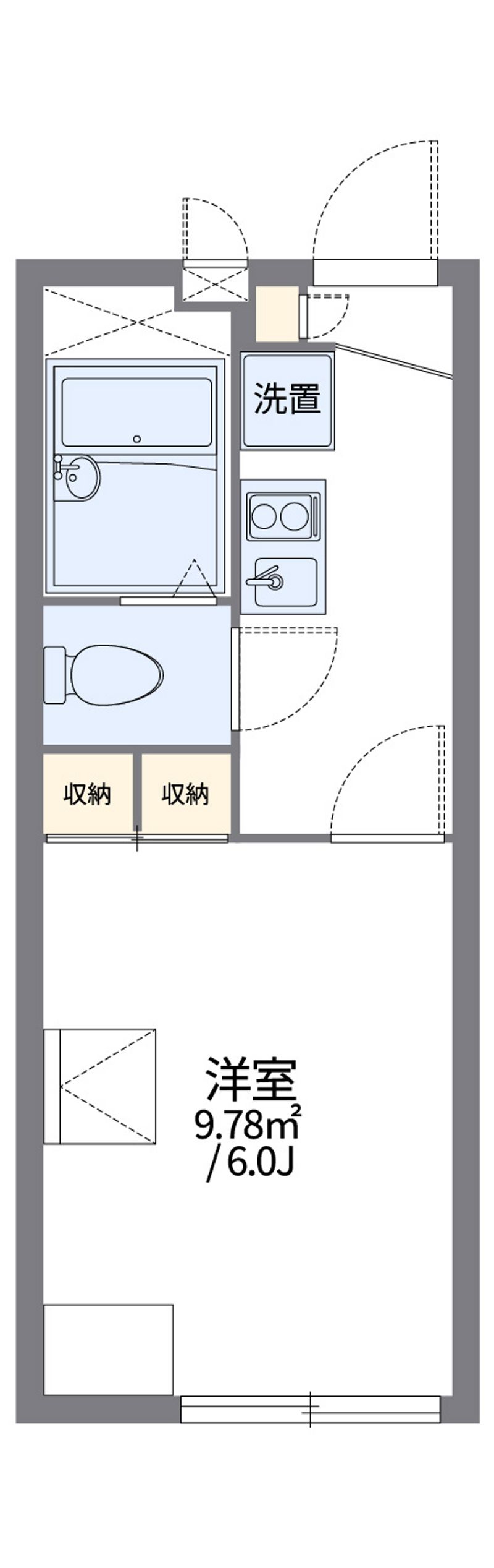 レオパレス平 間取図