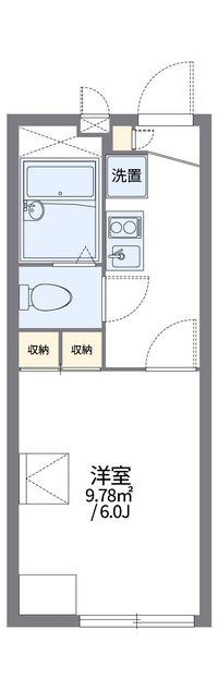 レオパレス平 間取図