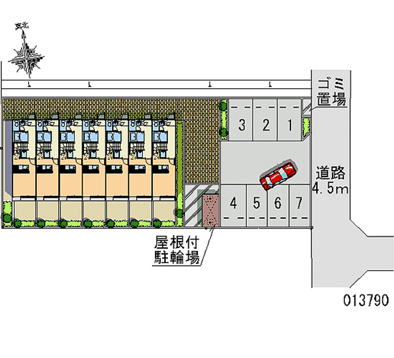 13790 bãi đậu xe hàng tháng