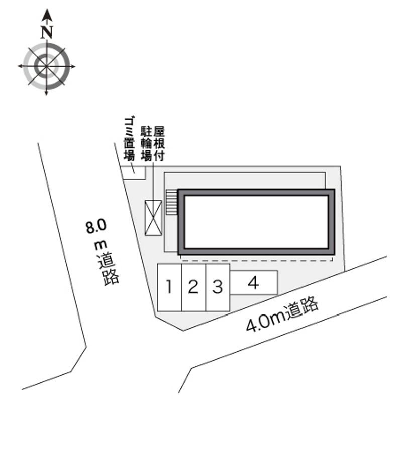 レオパレスマリーゴールド 配置図