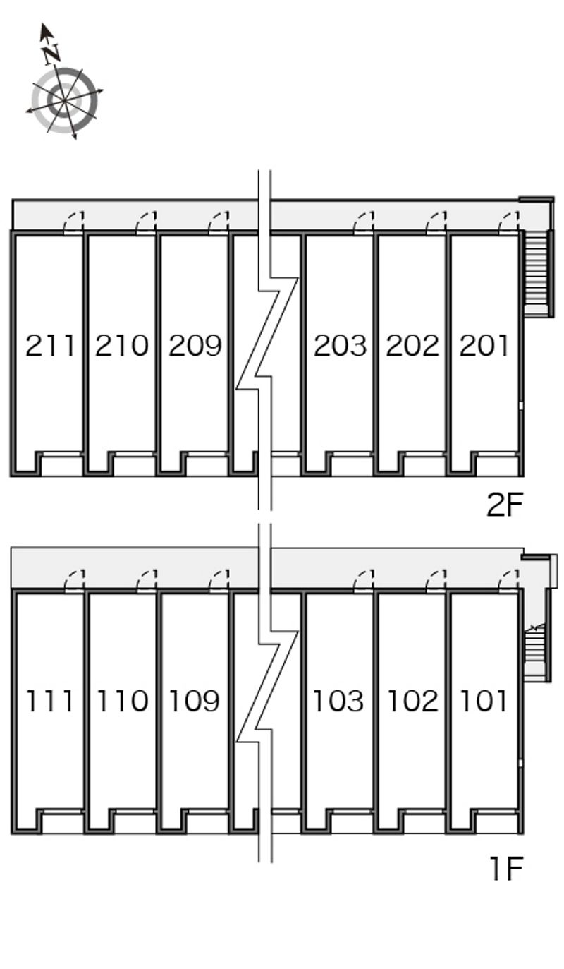 レオネクストカサデエスペランサ 間取配置図