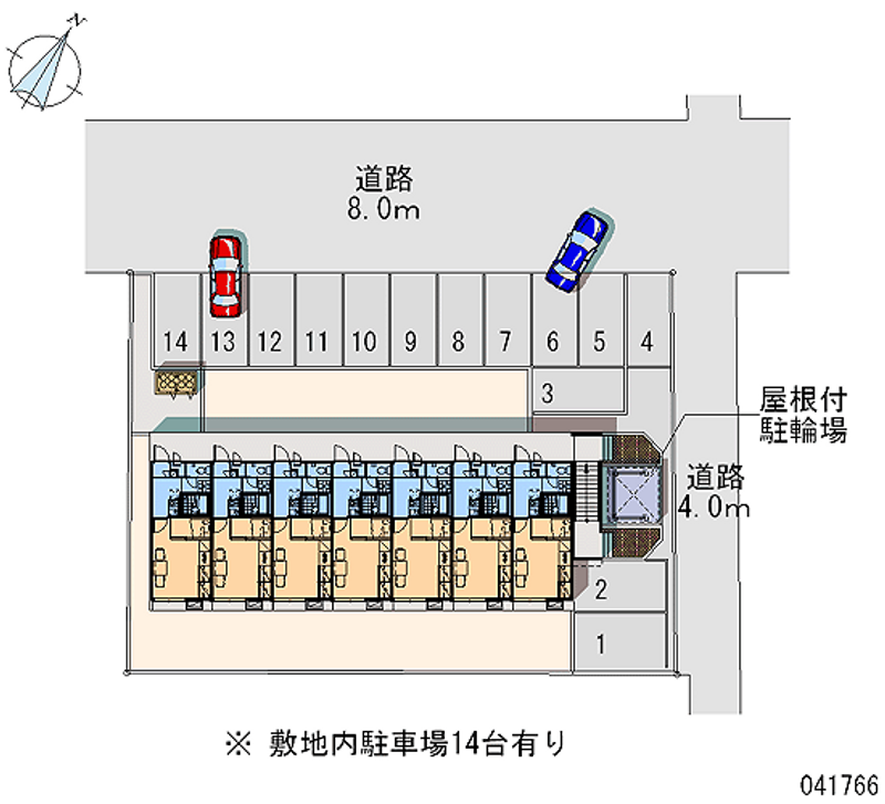 41766 Monthly parking lot