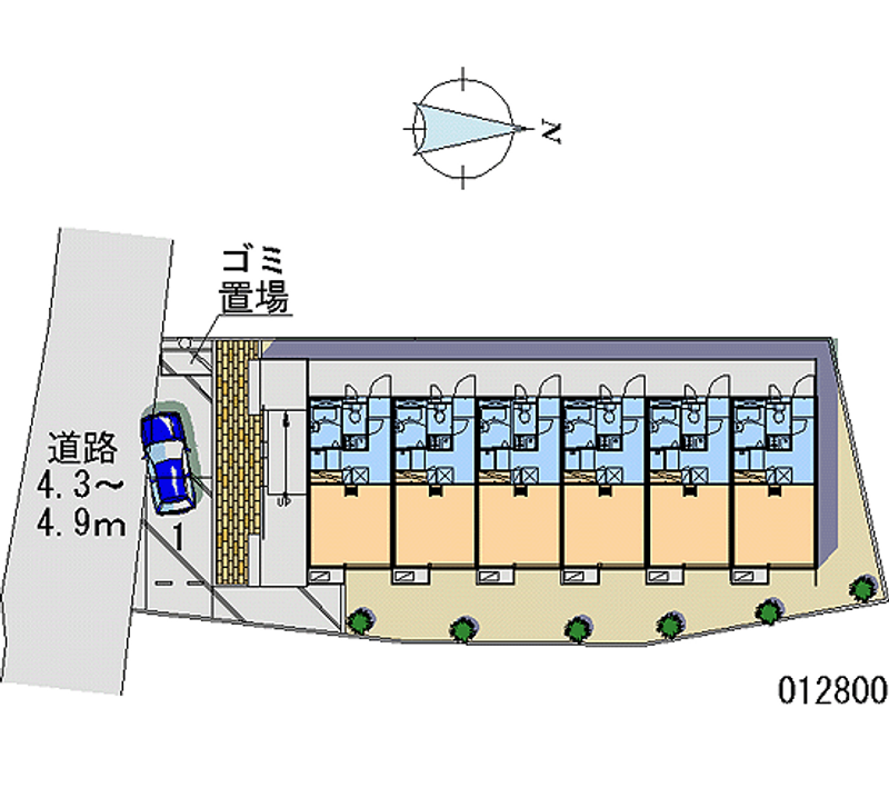 レオパレス葵 月極駐車場