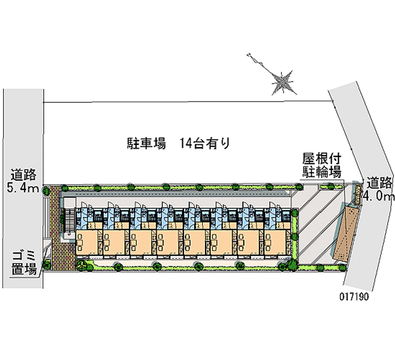 17190 bãi đậu xe hàng tháng