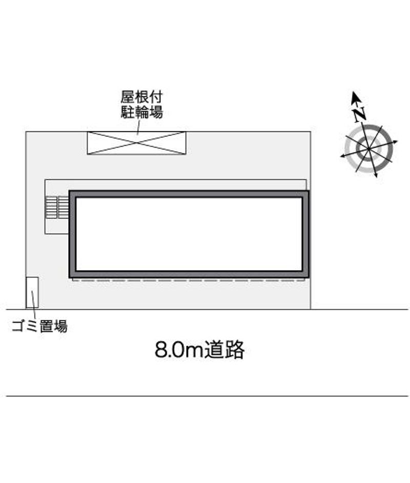 レオパレス秀 配置図