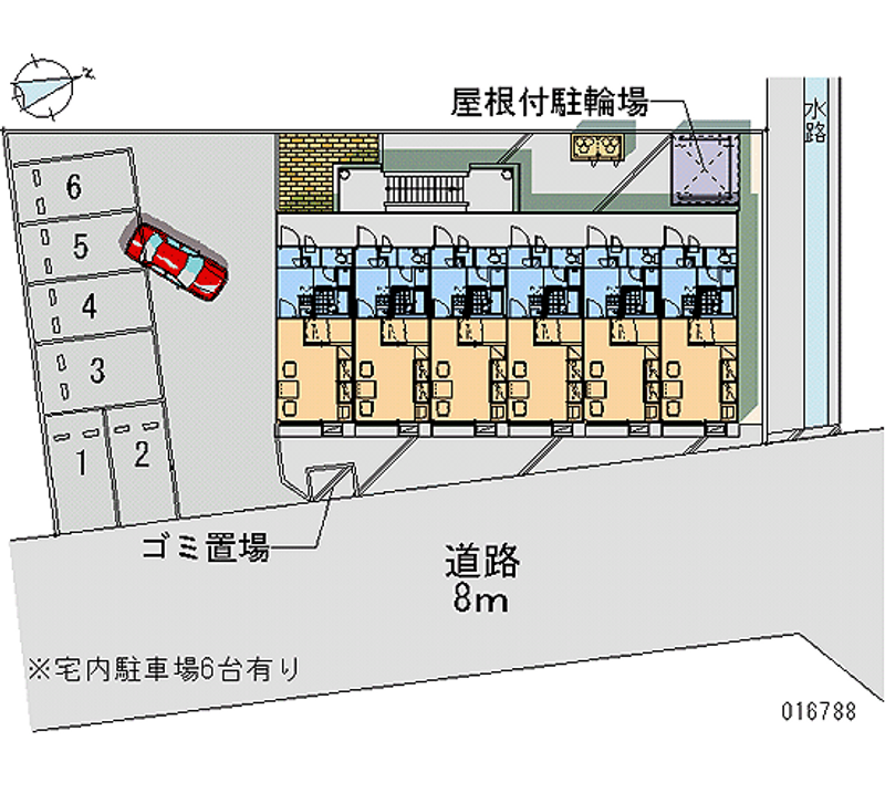レオパレスＭＵＴＵＭＩ 区画図