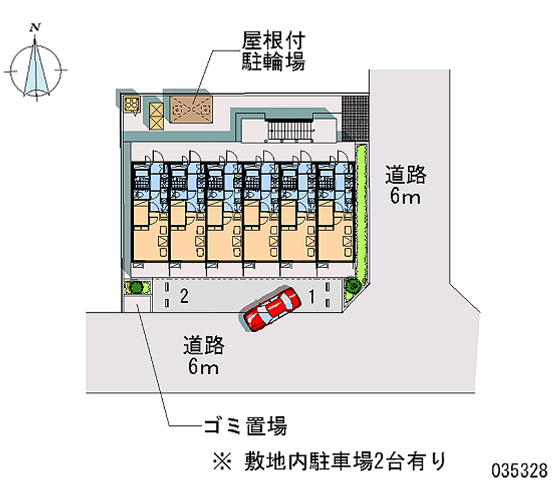 レオパレスマ　メゾンⅡ 月極駐車場