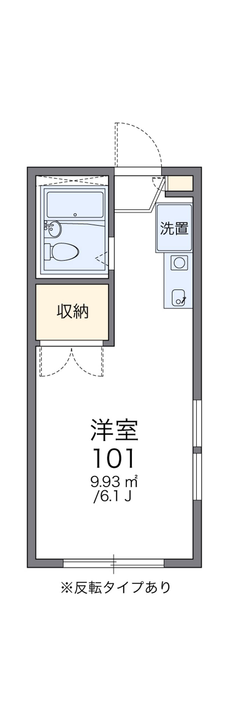 レオパレス島田黒石第１ 間取図