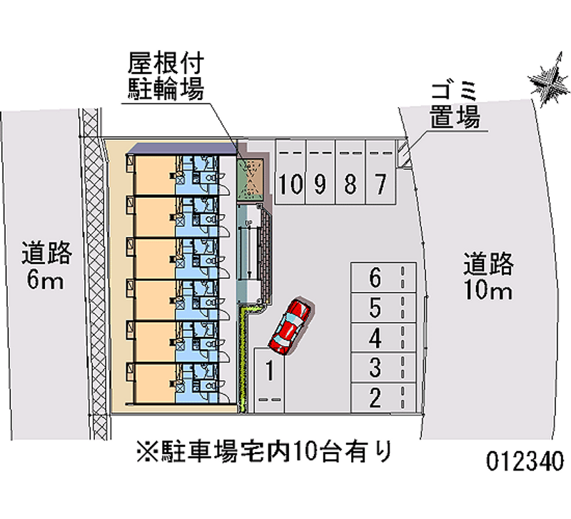 レオパレス幸神 月極駐車場