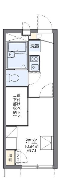 レオパレスウィステリアⅣ 間取図