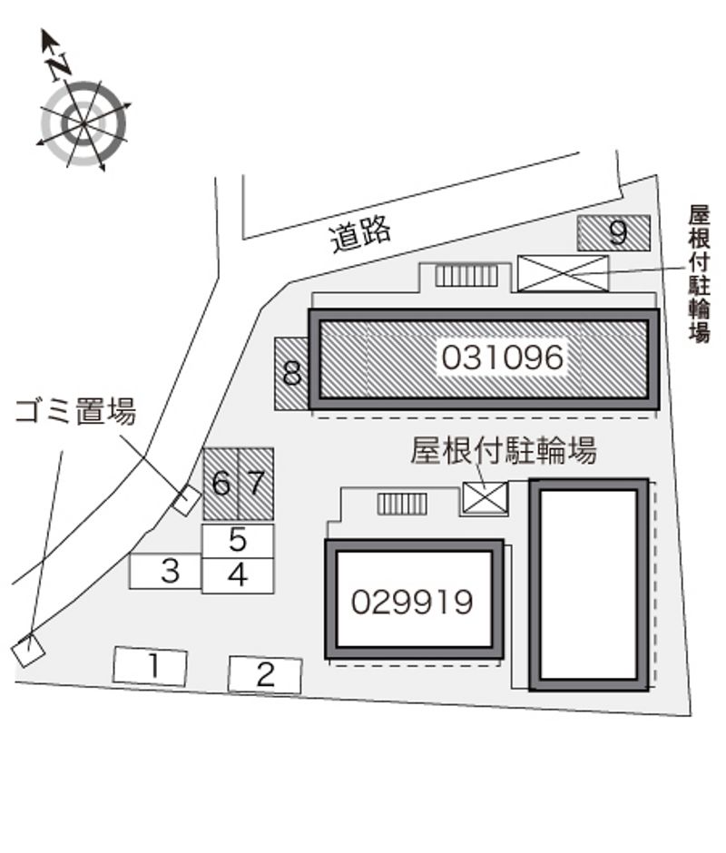 レオパレスベル　ツリーⅡ 配置図