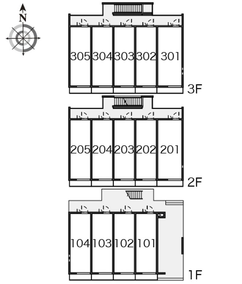 クレイノプランドール武蔵境 間取配置図