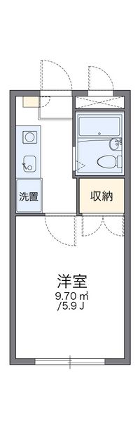 レオパレス新宿 間取り図