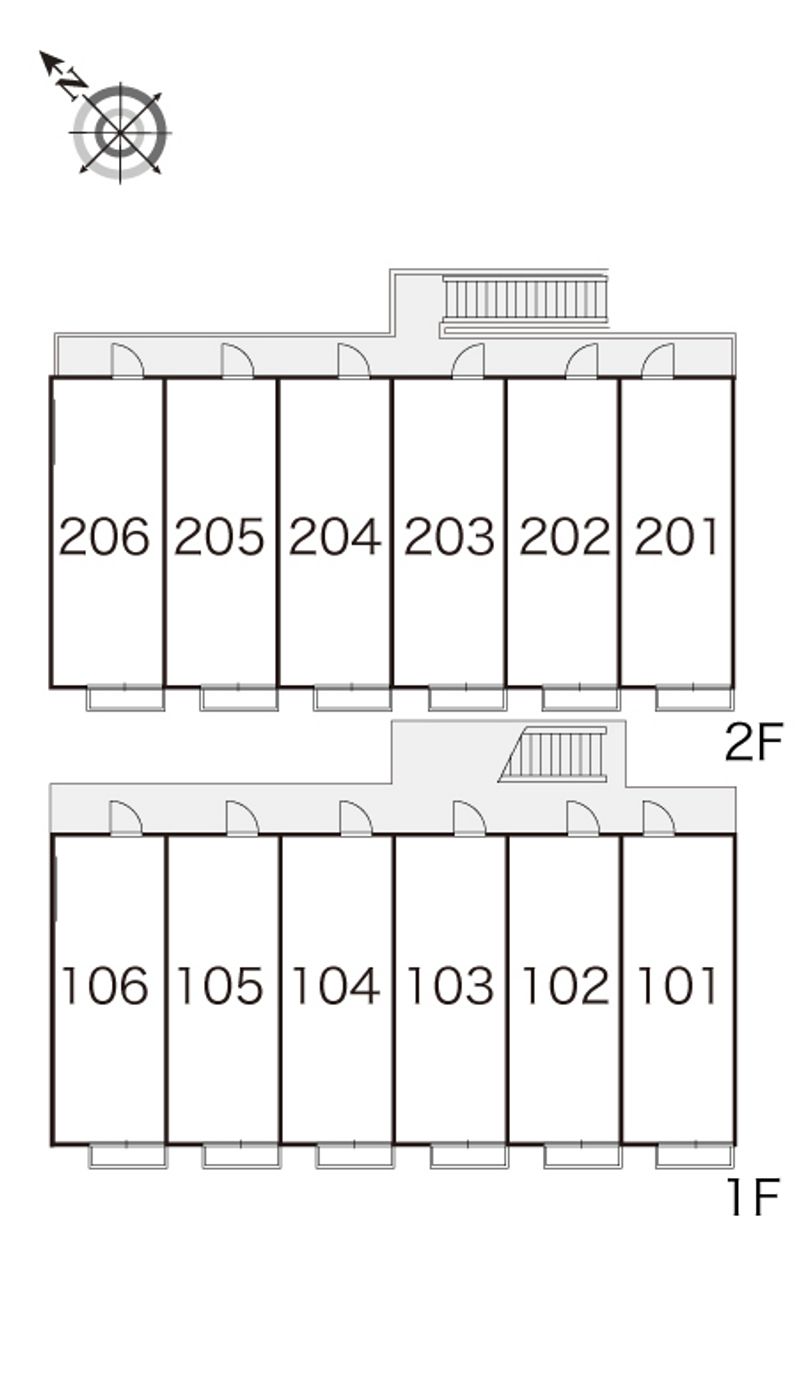 レオパレスソレーユ 間取り配置図