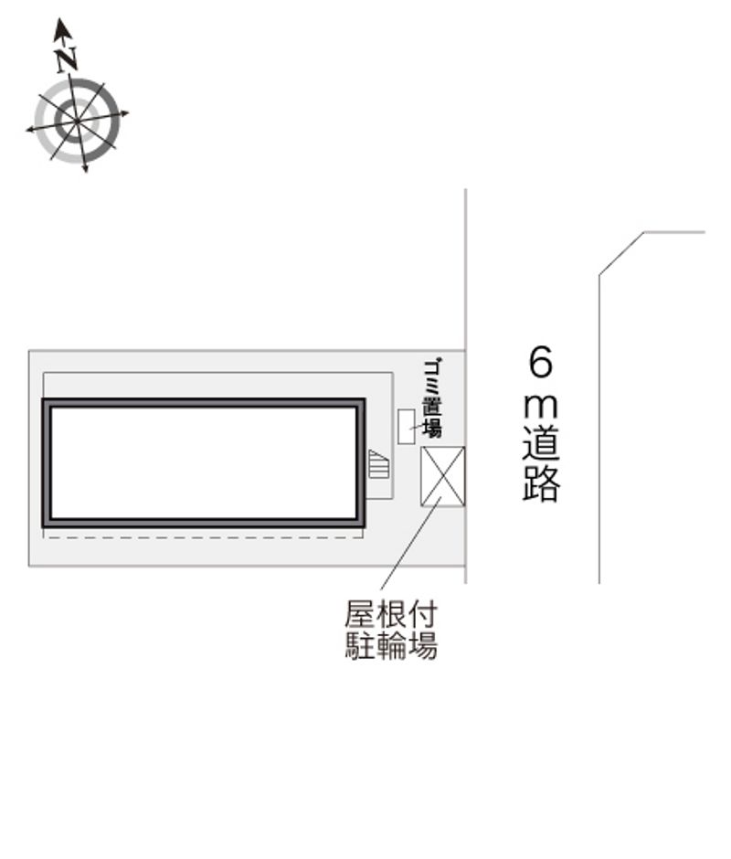 レオパレスＦ・シエル 配置図
