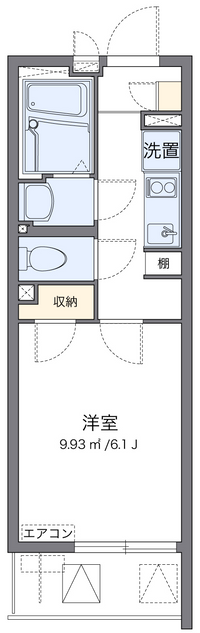 クレイノうたり 間取り図