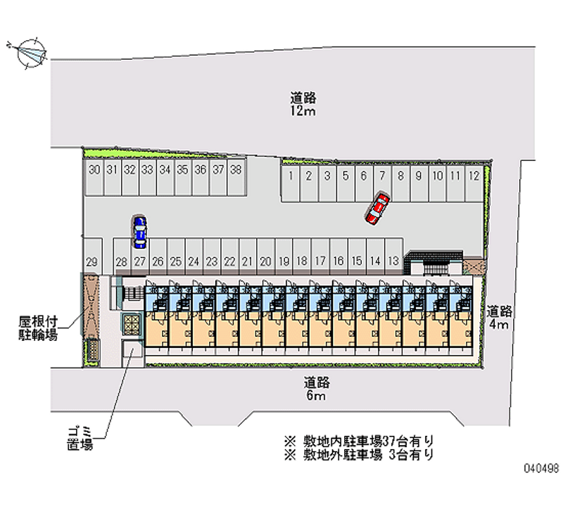 40498 Monthly parking lot