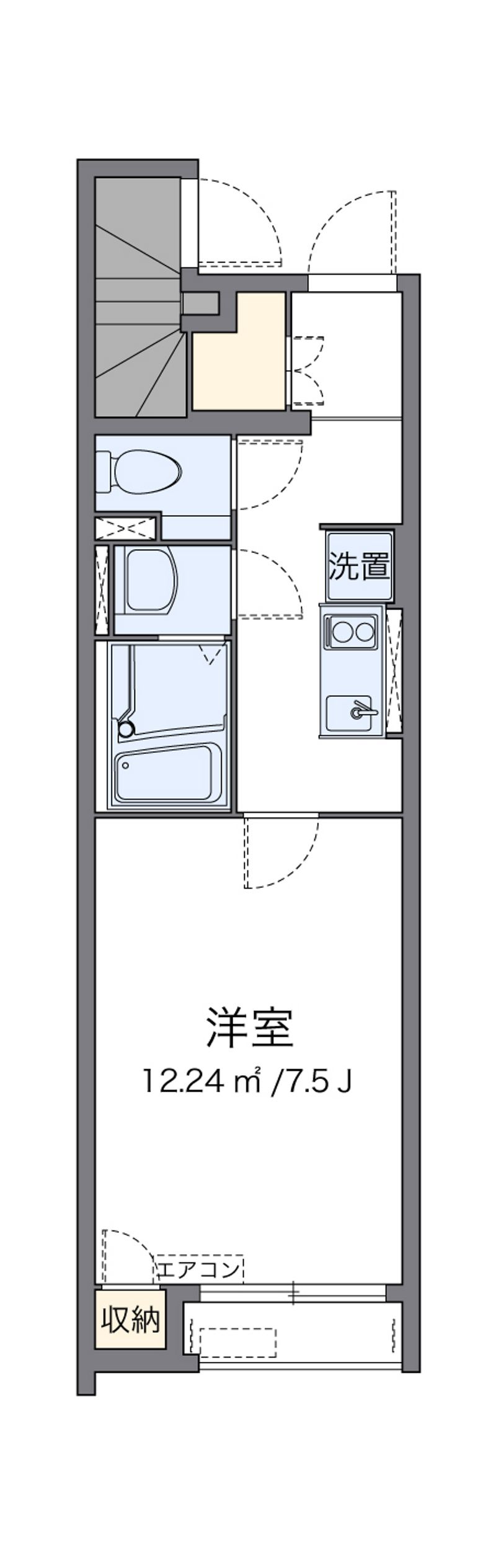 クレイノエスポワール 間取図
