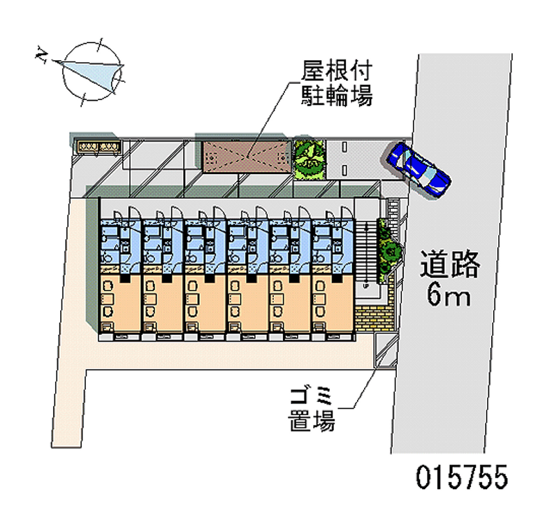レオパレスセレスティア 区画図